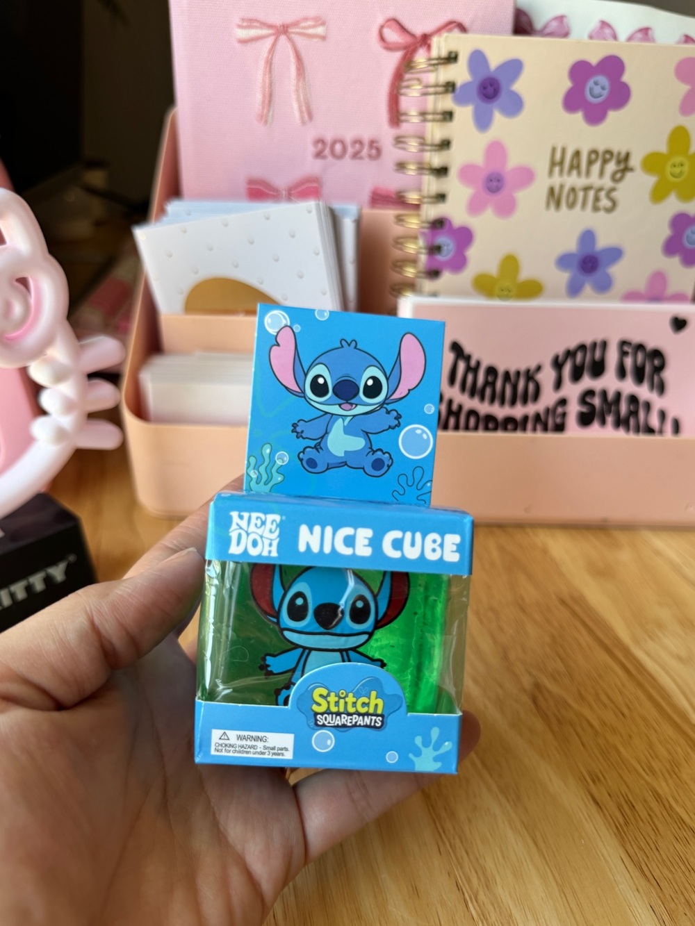 Stitch Nice Cube Squishy - Green